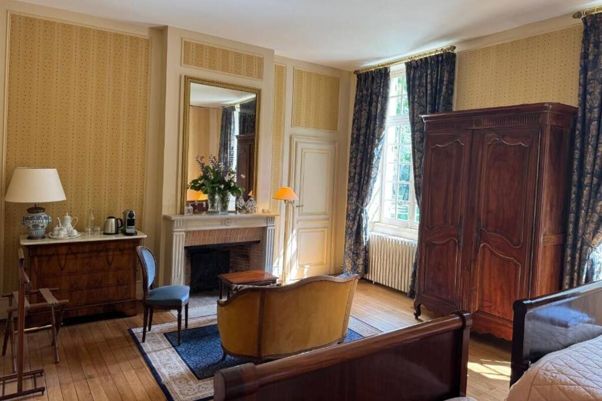 Habitación con 2 camas individuales, vista al jardín | Wifi gratis 