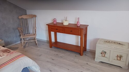 Chambre d'hôtes « Chambre Coeur » avec vue montagne et Wi-Fi