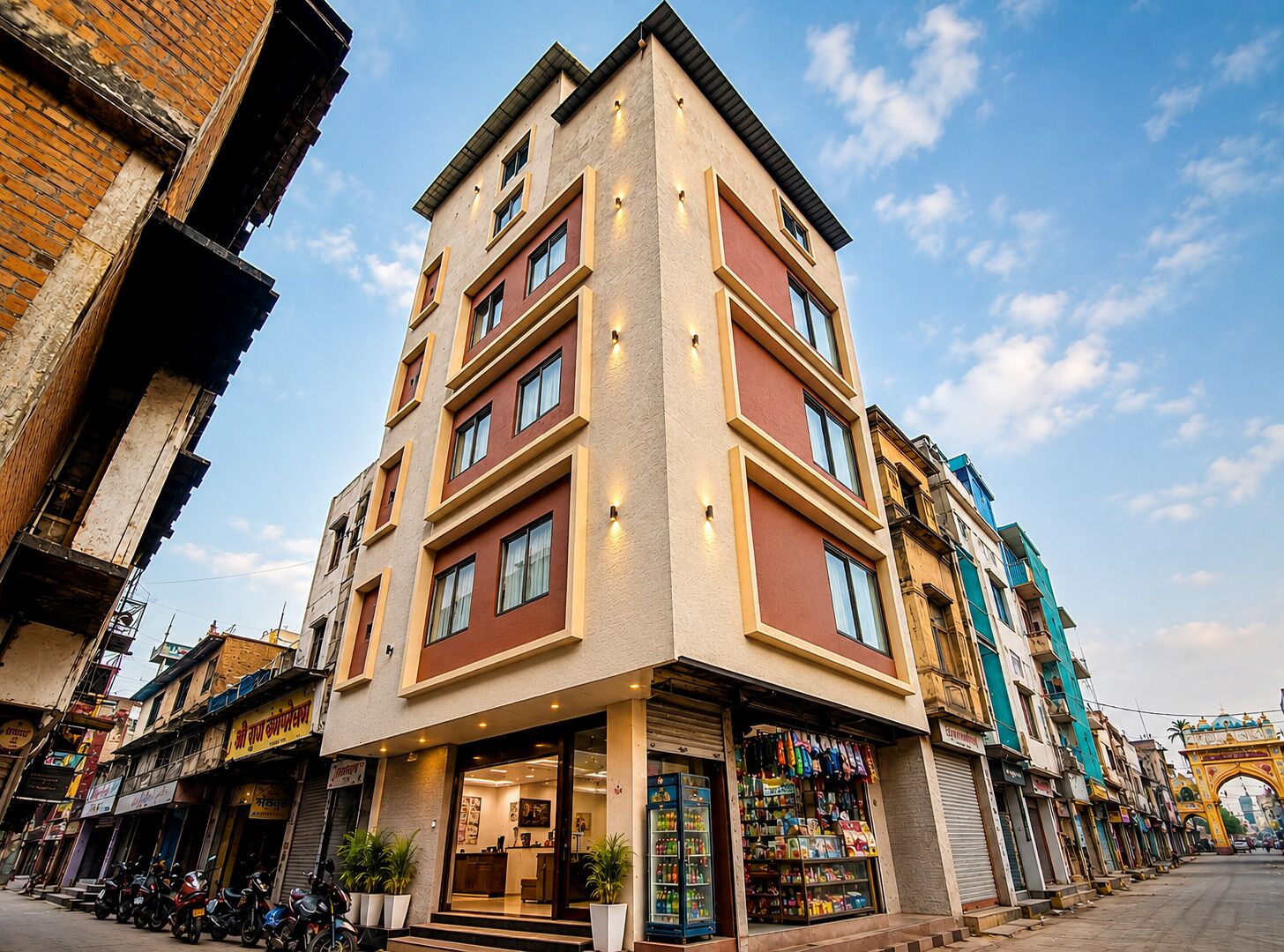 Fassade der Unterkunft