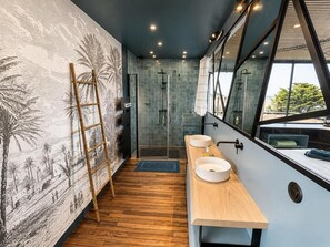 Chambre Double Deluxe, vue mer | Salle de bain