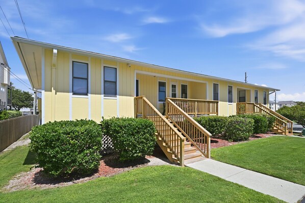 Exterior - A Sea View: Modern Coastal Luxury | 2BR/2BA with Ocean Views (Surf City)