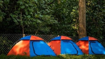 Eenvoudige tent | Terrein van de accommodatie