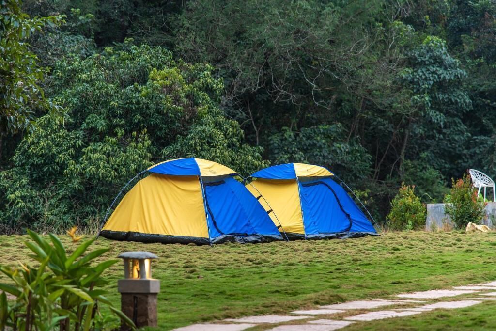 Eenvoudige tent | Terrein van de accommodatie