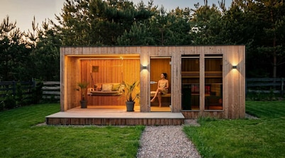 Mazuria Park – Pool, Jacuzzi & Sauna Included