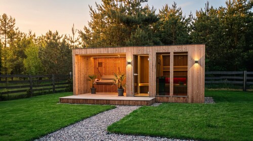 Mazuria Park – Pool, Jacuzzi & Sauna Included