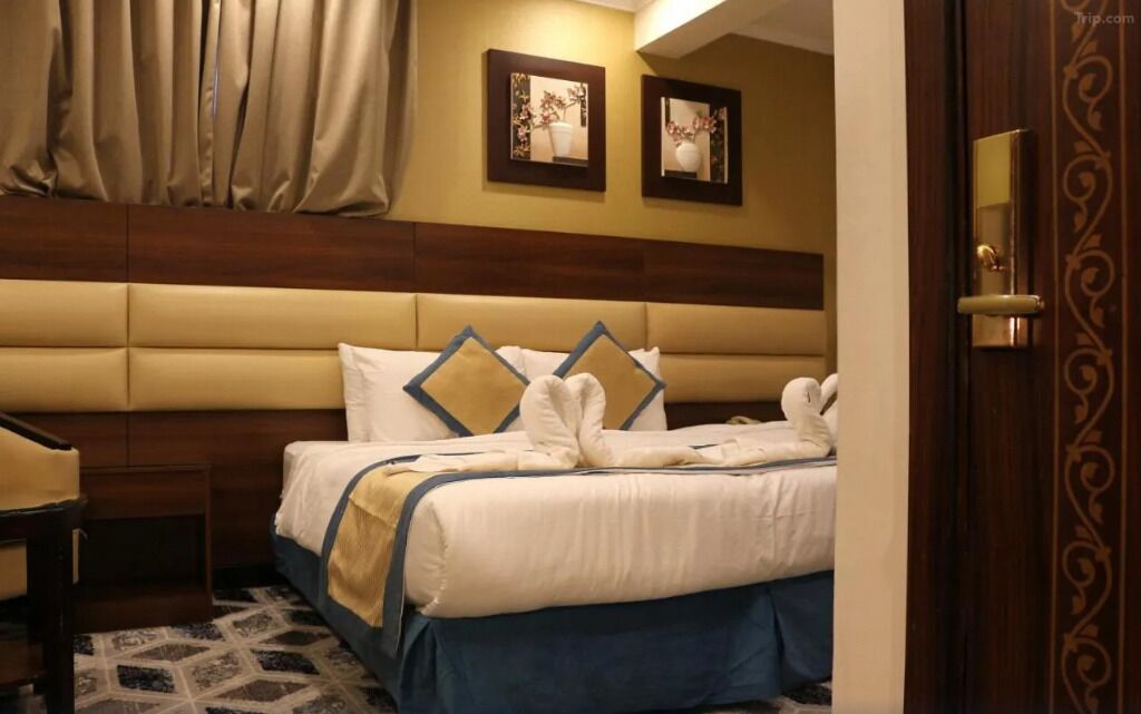 Premium bedding, memory foam beds, in-room safe, blackout drapes