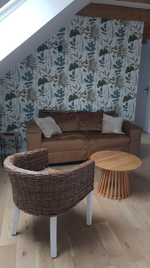 Living area - A Window on the Sea in Audierne (Plouhinec)
