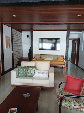 Living area - Blue house in Geribá (Armação dos Búzios)