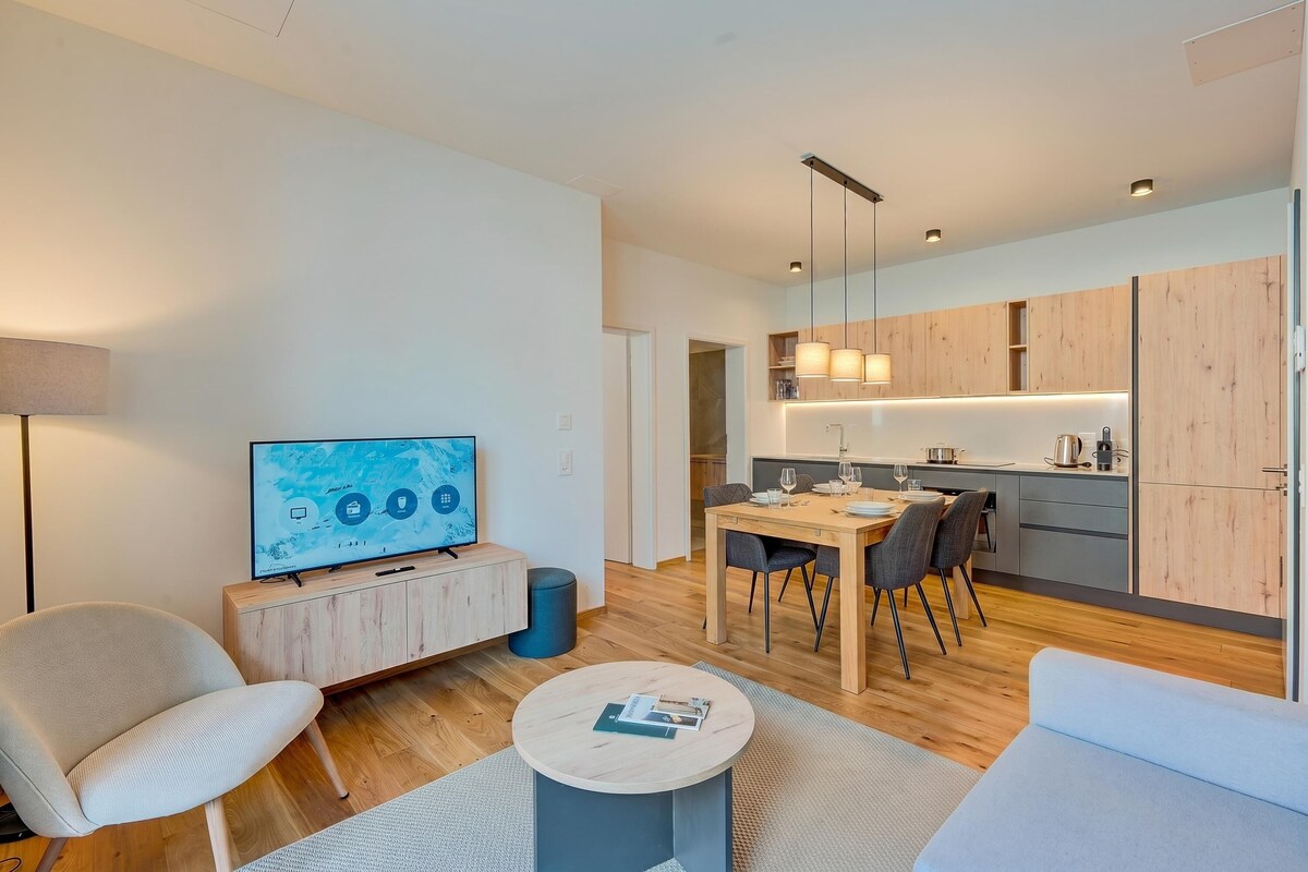 Appartamento Standard, 1 camera da letto (Residenza Larix 202 Modern Alpine) | Area soggiorno