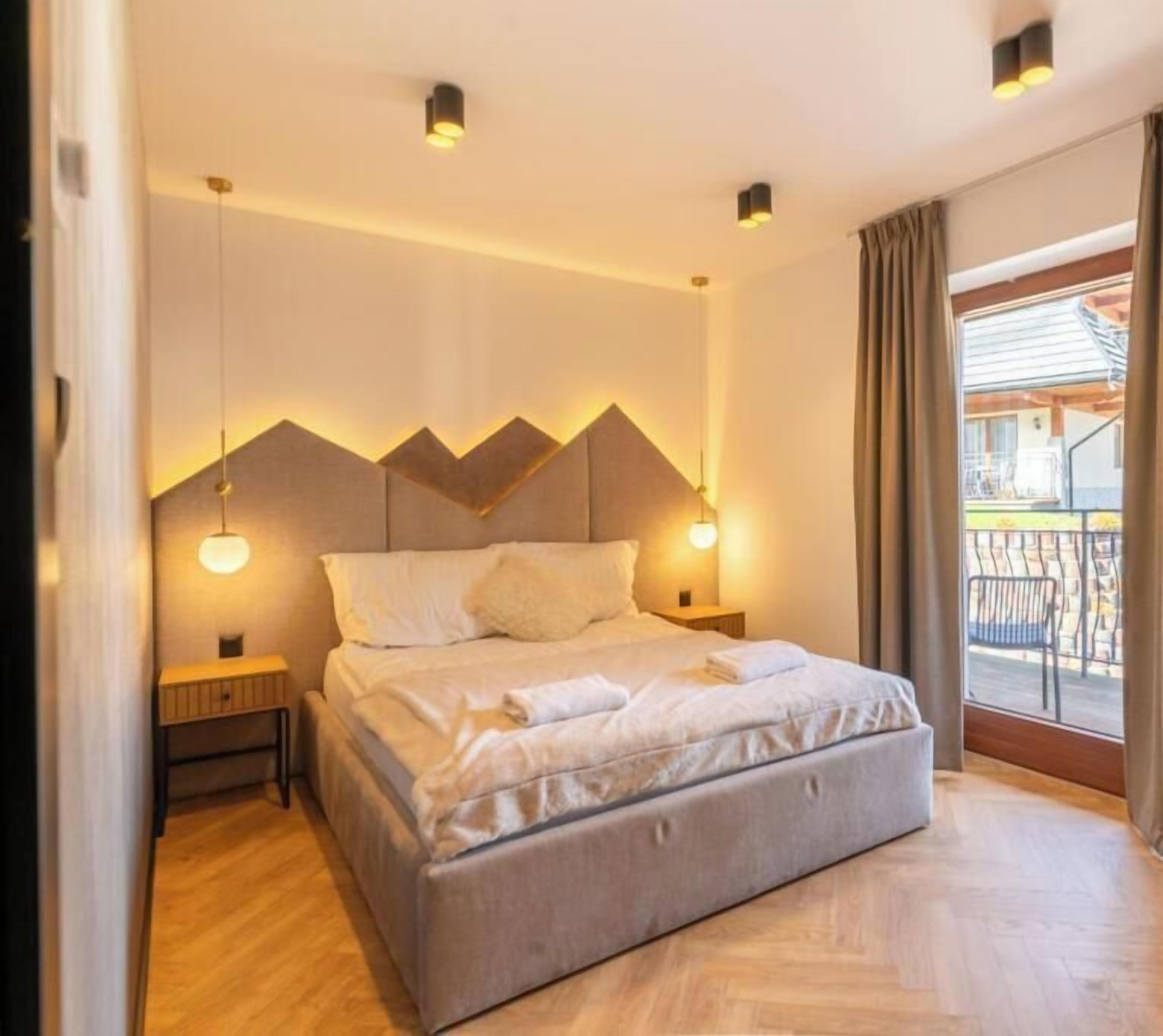 Appartement, balkon, uitzicht op bergen