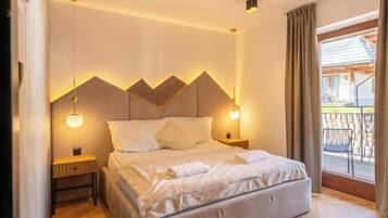 Appartement, balkon, uitzicht op bergen