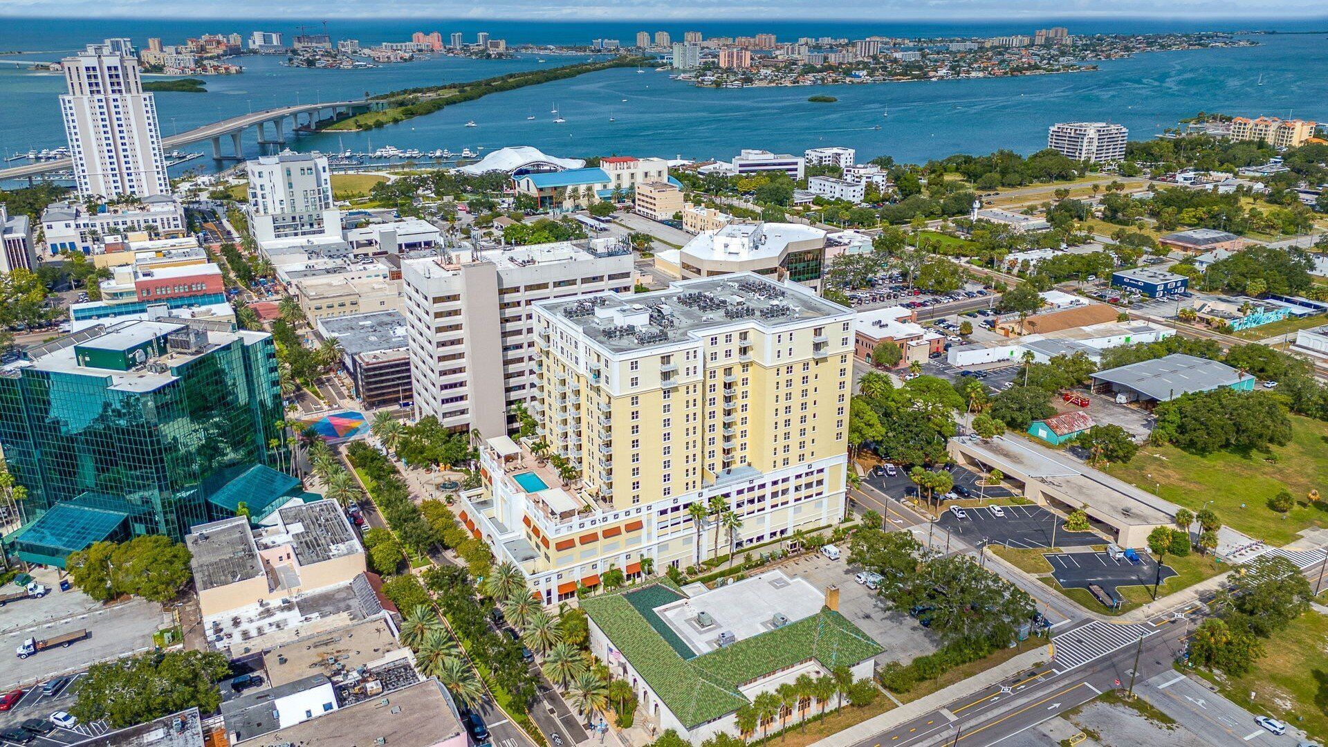 Aerial View Of Property and Surrounding Area