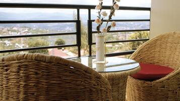 Comfort Double Room, Balcony, City View | Terrace/patio