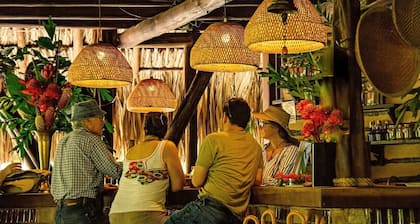 Eco-friendly structure, inspired by a Yarumo leaf, ideal for couples, families, or small groups of up to five guests. Surrounded by tropical nature. Enjoy breakfast, a natural pool, forest trails, birdlife, and peaceful cabin designs.