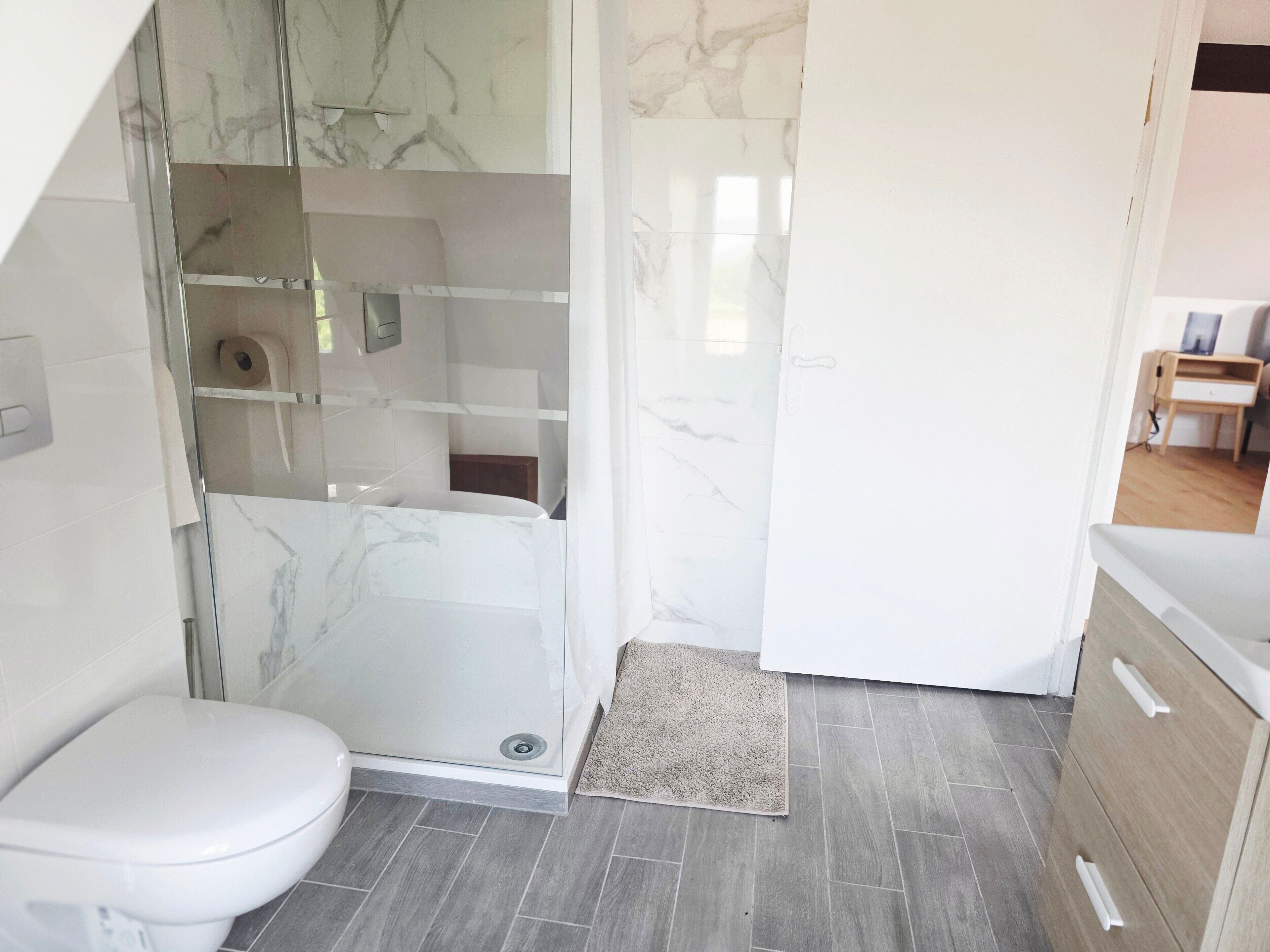 Dusche, Handtücher