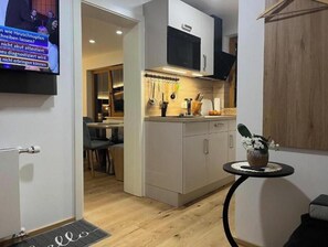 Private kitchen - Fellhornblick Vacation Rentals: Studio Apartment (Riezlern)