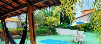 House with 5 bedrooms, swimming pool, on the street by the dam, waterfall and club in Tres Marias MG.