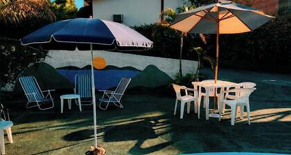 House with 5 bedrooms, swimming pool, on the street by the dam, waterfall and club in Tres Marias MG.