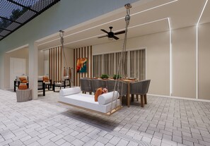 Restaurang utomhus