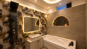 Executive Suite, City View | Bathroom - Erleen Hotel & Rooftop Restaurant (Indore)