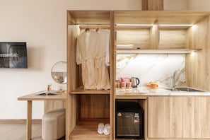 Phòng đôi Deluxe, quang cảnh thành phố | Bếp riêng
