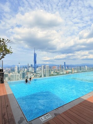 Indoor pool, outdoor pool