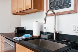 Coffee/tea maker, fridge, microwave, oven - Camp Haven Retreat | 3 Homes | 12BR | Little Glen Lake (Empire)