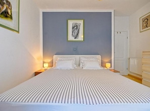 Bedroom - One Bedroom Apartment with Terrace an Sea View (Postira)