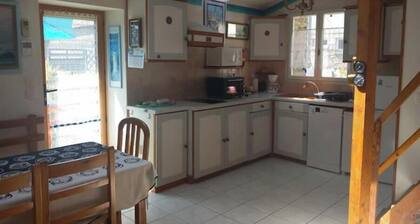 Rent a small cottage in the style of a fisherman's cabin.