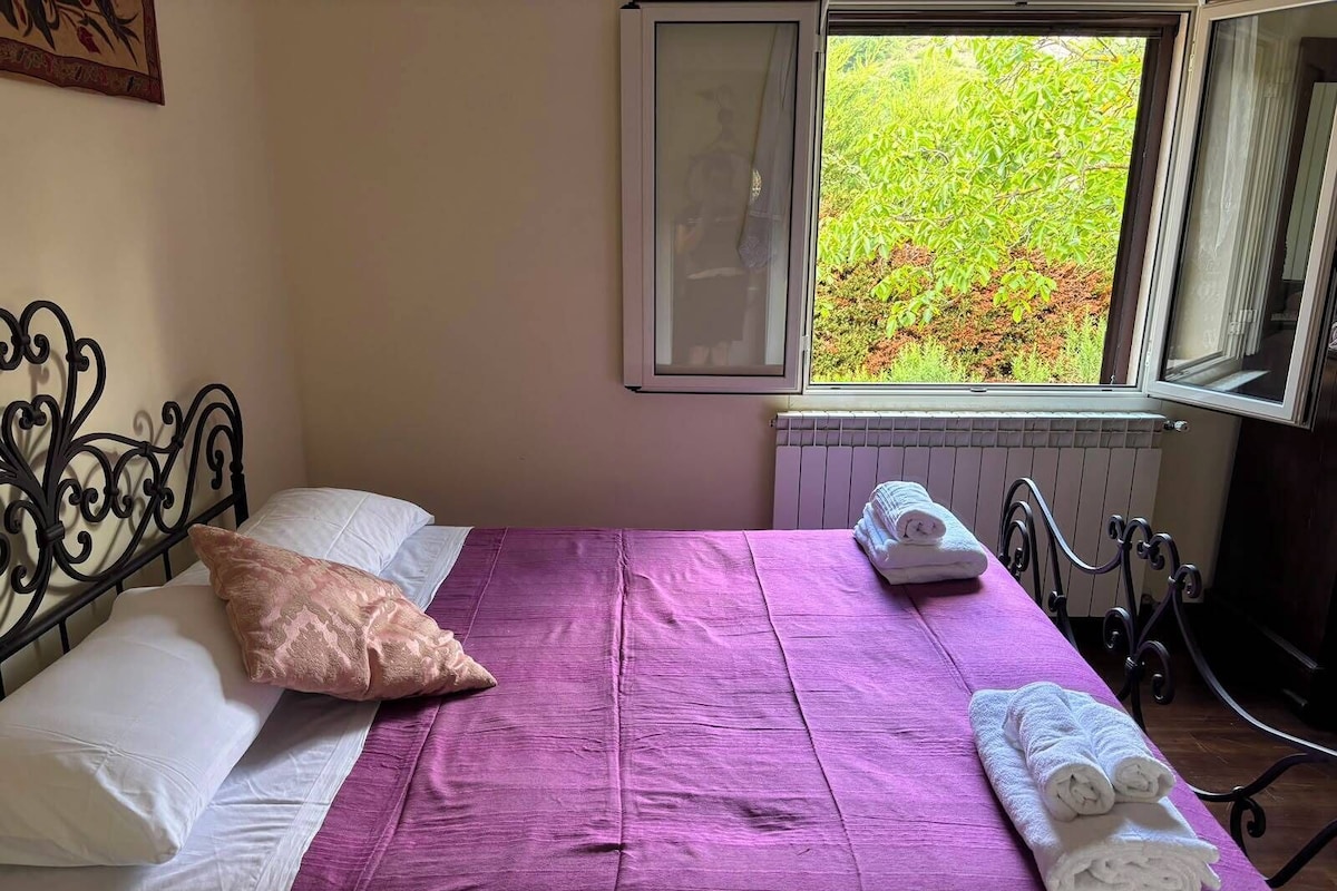 Blackout drapes, iron/ironing board