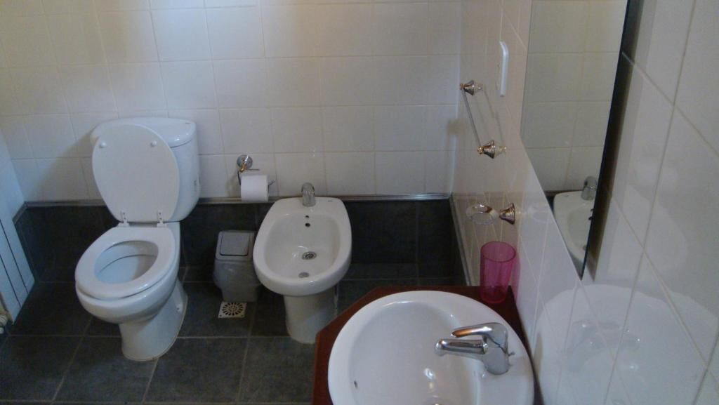 Habitación con 1 cama doble o 2 individuales, vistas al lago | Baño | Artículos de higiene personal gratuitos, secador de pelo y toallas