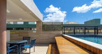 Flat em Joao Pessoa a 150m da Praia Cabo Branco