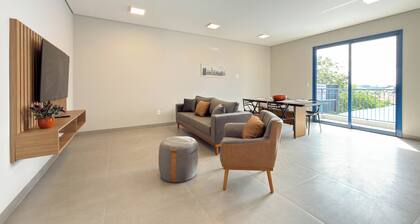 Apartment 10 - Fully furnished apartment in the center of Novo Horizonte. Comfort and practicality