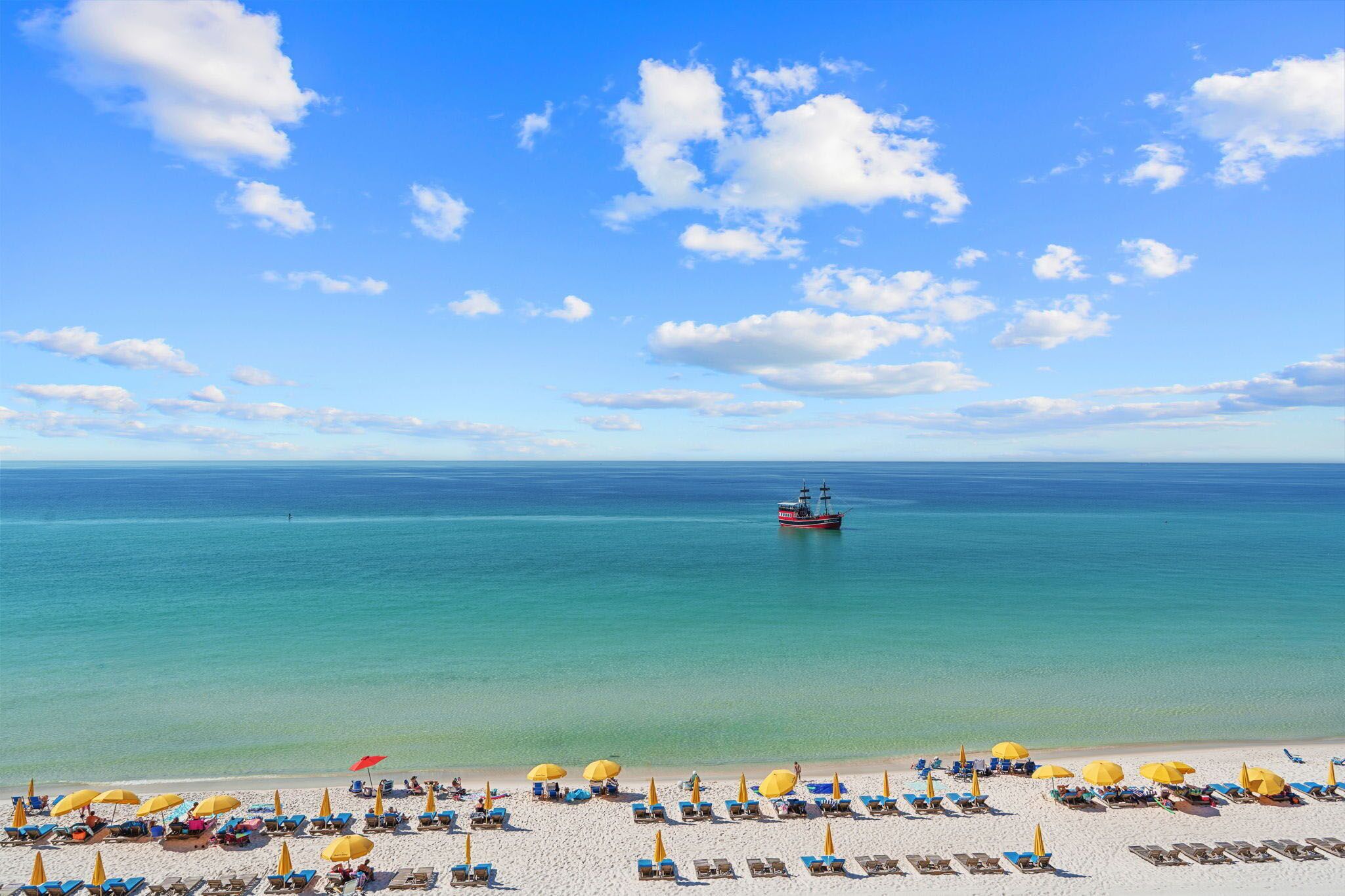 Beach nearby, white sand