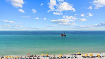 Beach nearby, white sand