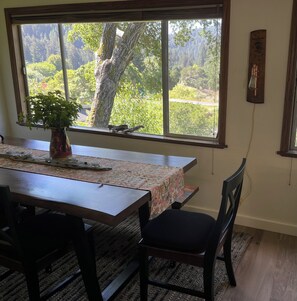 Dining - Your month-long stay on the Russian River in 3 bedroom sun-filled house (Monte Rio)