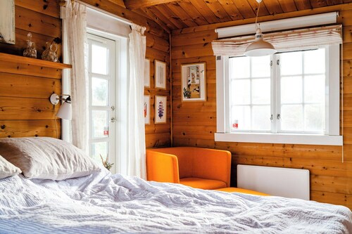 Traditional cabin among the dunes
