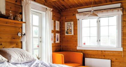 Traditional cabin among the dunes