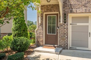 Exterior detail - 3-Story Pet-Friendly Retreat with Private Suites (Lilburn)