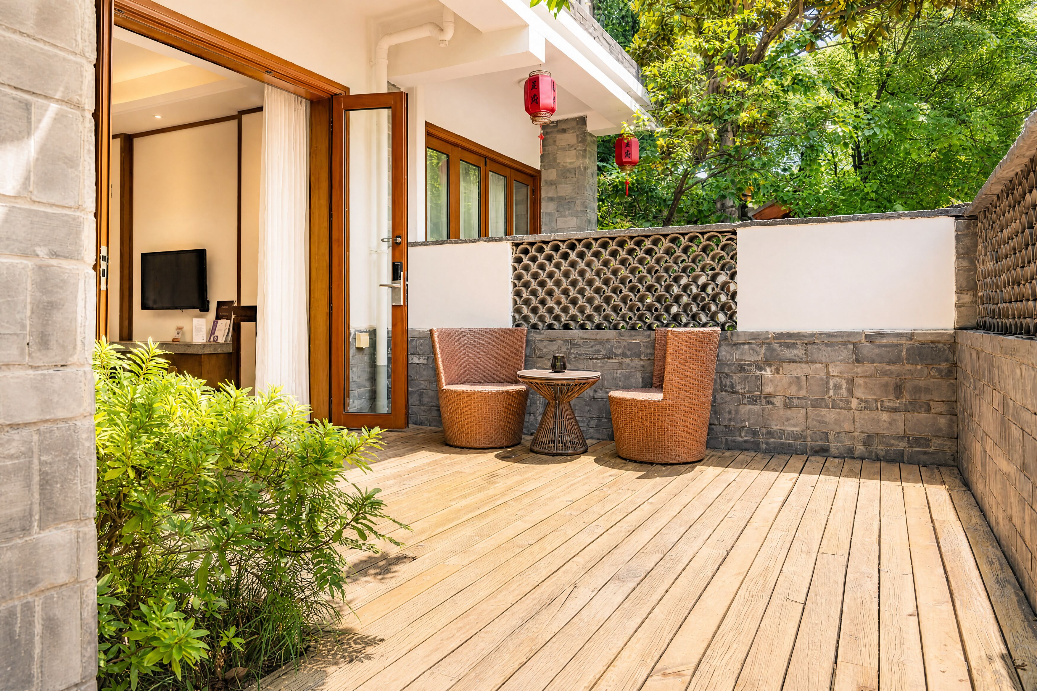 Yue Cloud Two-Bedroom Family Villa | Terrace/patio