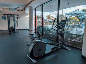 Fitness facility - Tropical Bliss apt, Beach, Golf, Dining,Gated community near downtown Punta Cana (Punta Cana)
