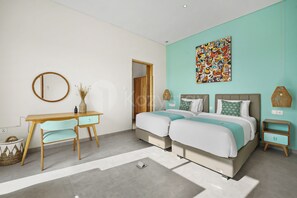 Vila, 3 quartos, vista para o resort | Escrivaninha, espaço de trabalho para notebook