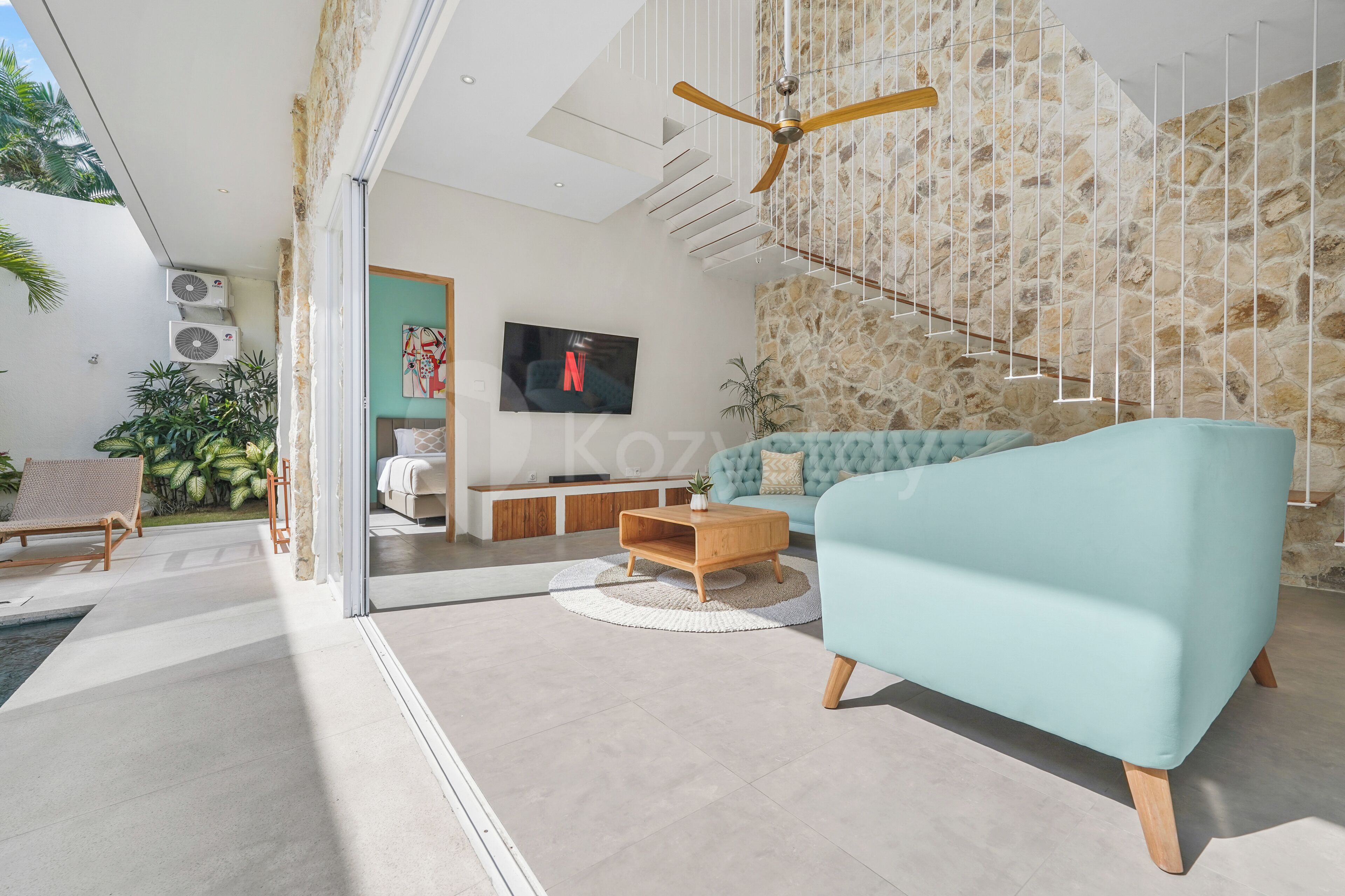 Villa, 3 Bedrooms, Resort View | Living area