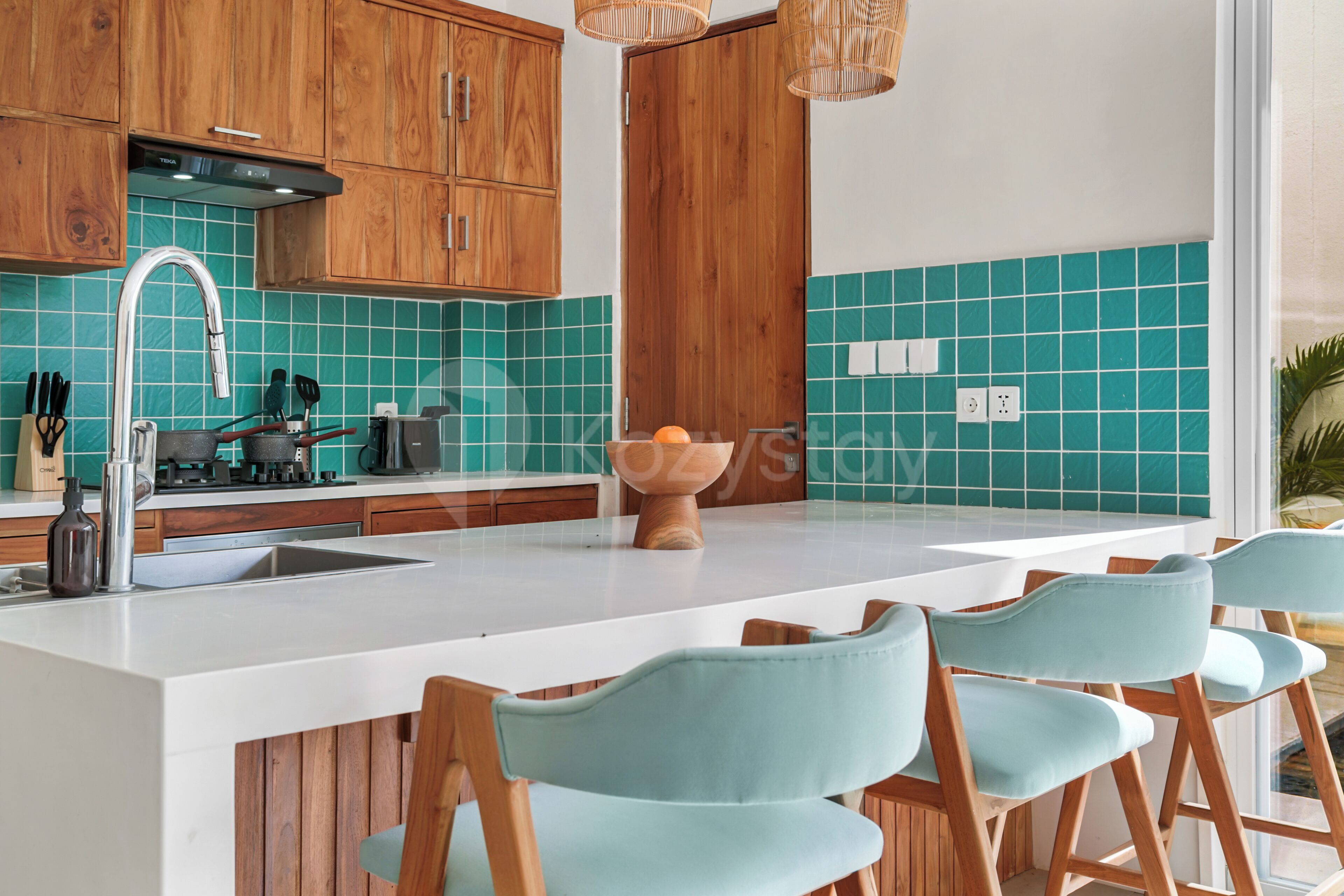 Vila, 3 quartos, vista para o resort | Cozinha privada | Cafeteira/chaleira, geladeira grande, micro-ondas, fogão