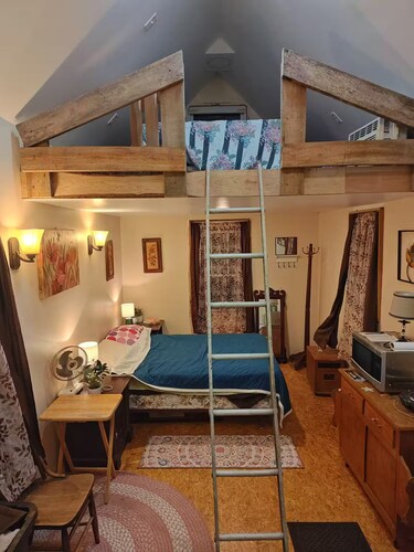 Charming 1-bedroom cabin with AC in cozy Abingdon