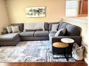Living area - Stylish 4-bedroom retreat with 3 king beds and twin trundle in charming Frisco. (Frisco)