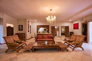 Habitación familiar doble | Zona de estar