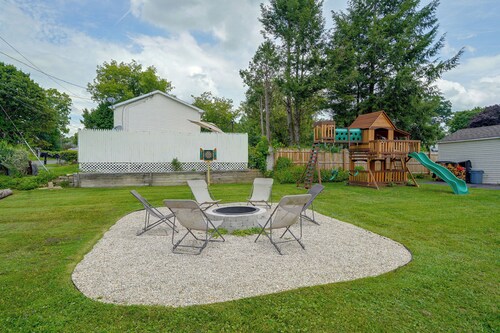 Fall Fun in the Berkshires: Yard, Patio, Playset