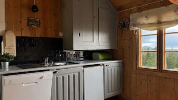 Coffee/tea maker, fridge, oven, dishwasher