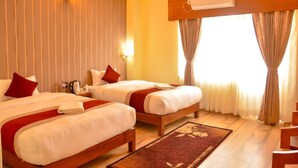 Double or Twin Room | Laptop workspace, blackout drapes, iron/ironing board (on request)